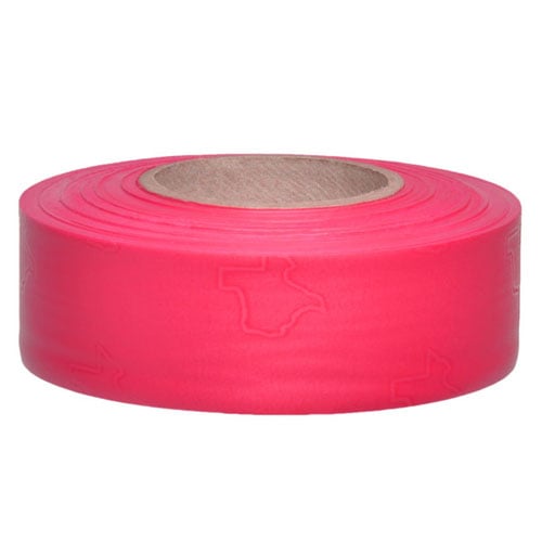 Presco Texas Solid Color Roll Flagging (Dozen Rolls) TXPG - PresGlo Pink