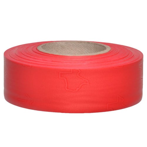 Presco Texas Solid Color Roll Flagging (Dozen Rolls) TXRG - PresGlo Red