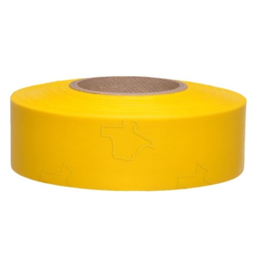 Presco Texas Solid Color Roll Flagging (Dozen Rolls) TXY - Yellow