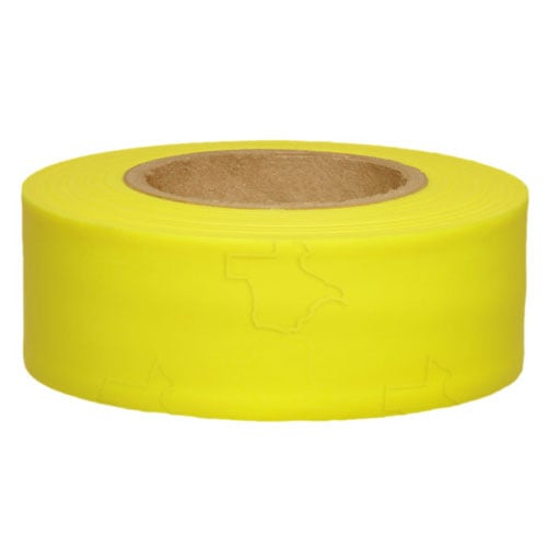 Presco Texas Solid Color Roll Flagging (Dozen Rolls) TXYG - PresGlo Yellow