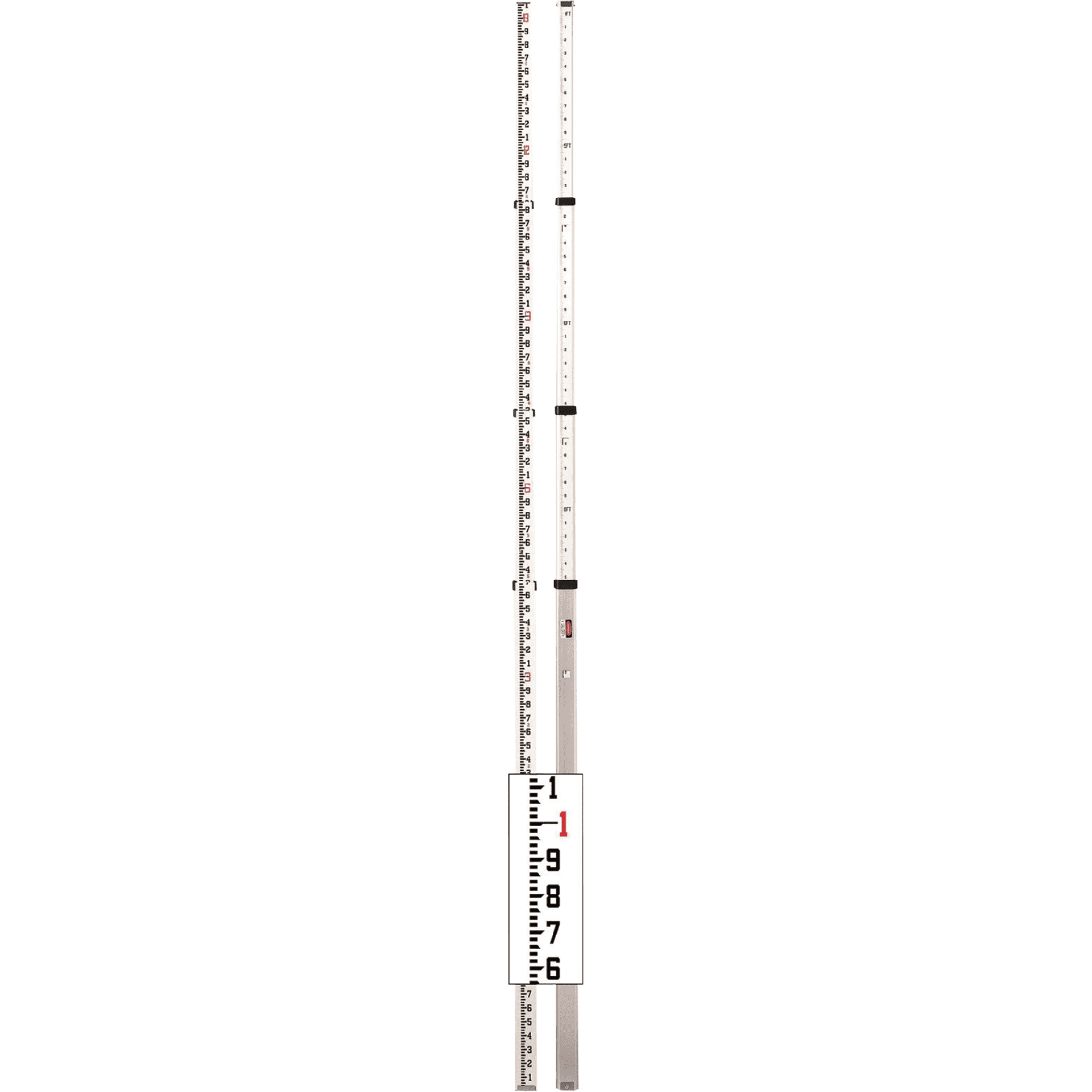 [1-103720] 06-813C 13' Aluminum Level Rod - Inches