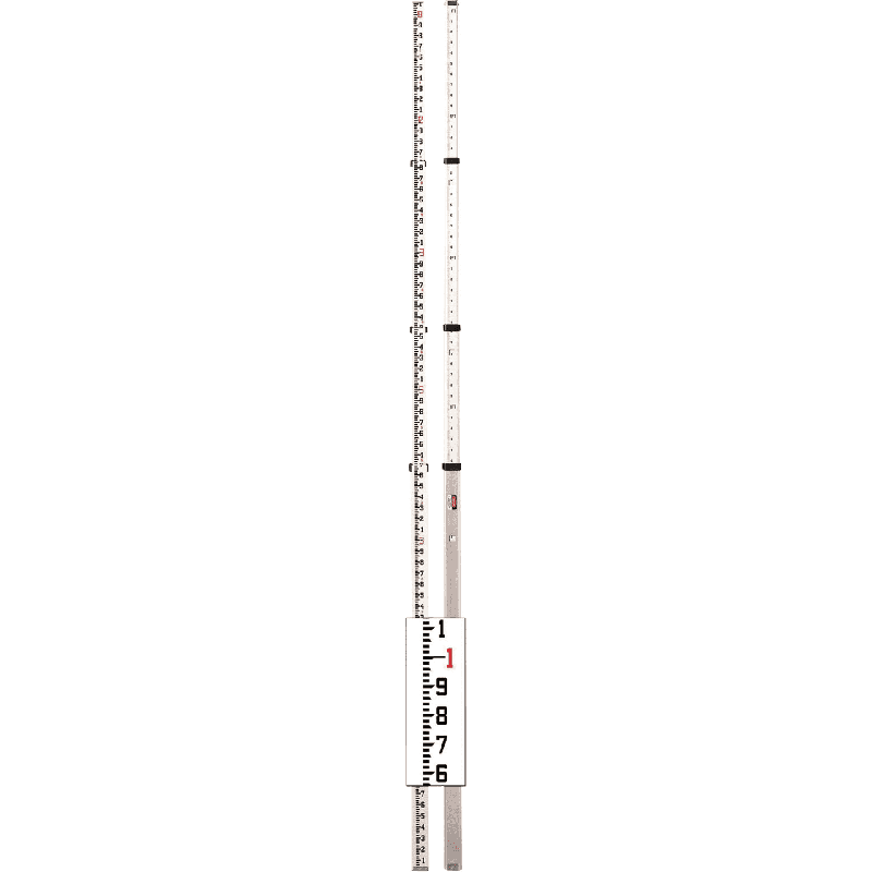 [1-103720] 06-813C 13' Aluminum Level Rod - Inches