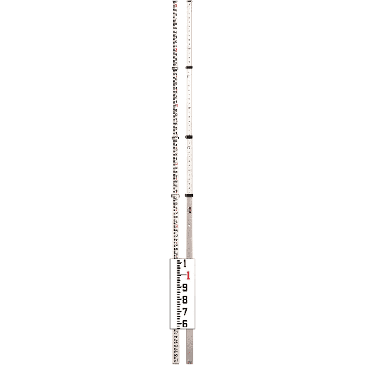 [1-103720] 06-813C 13' Aluminum Level Rod - Inches