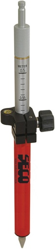 [1-103766] 5527-11 .70m Leica Style Aluminum Prism Pole - Metric