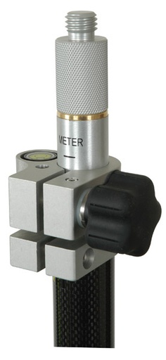 [1-103768] 5527-16 2.6m Carbon Fiber Leica Style Prism Pole - Metric