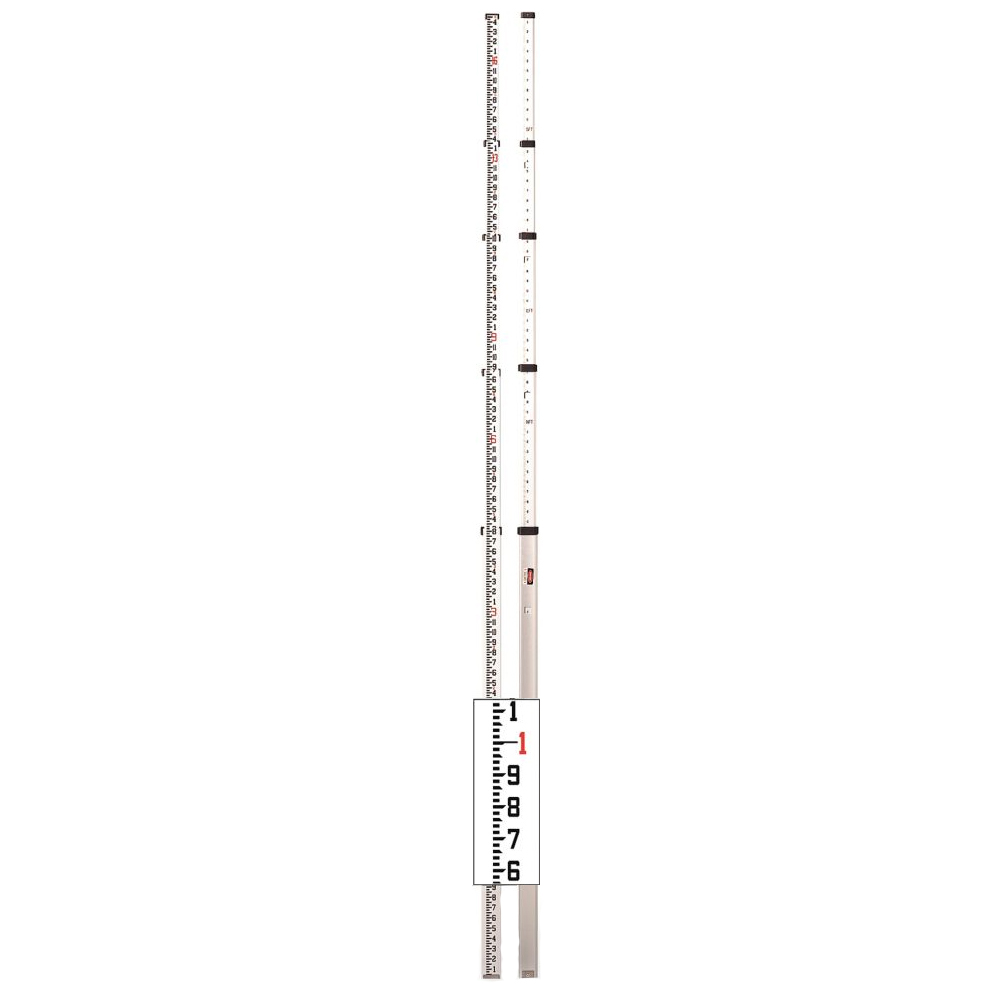 [1-103830] 06-925 25' Fiberglass Level Rod - 10ths