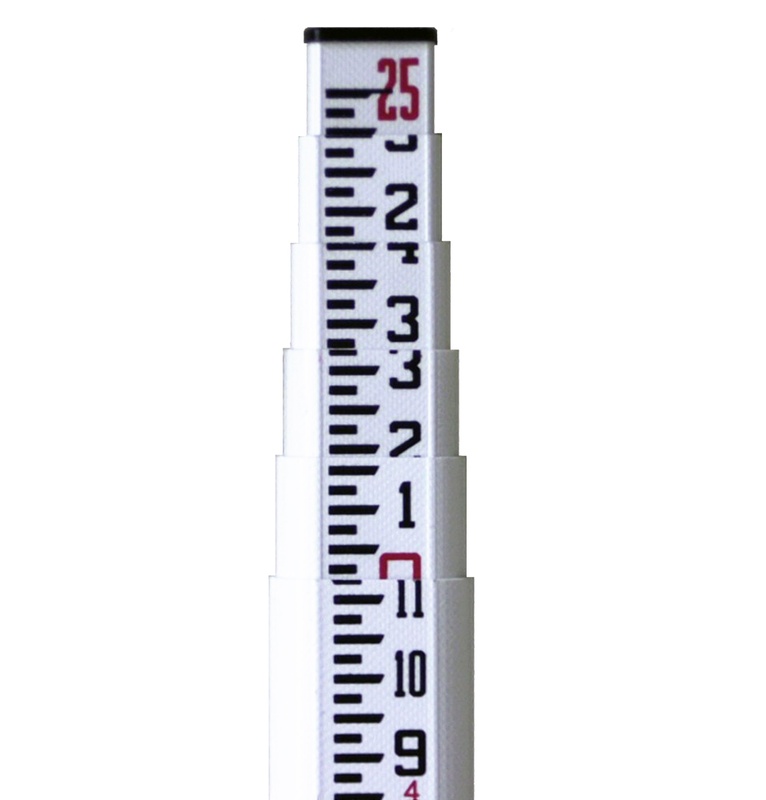 [1-103991] 98011 SVR-25 25' SVR Fiberglass Level Rod - Inches
