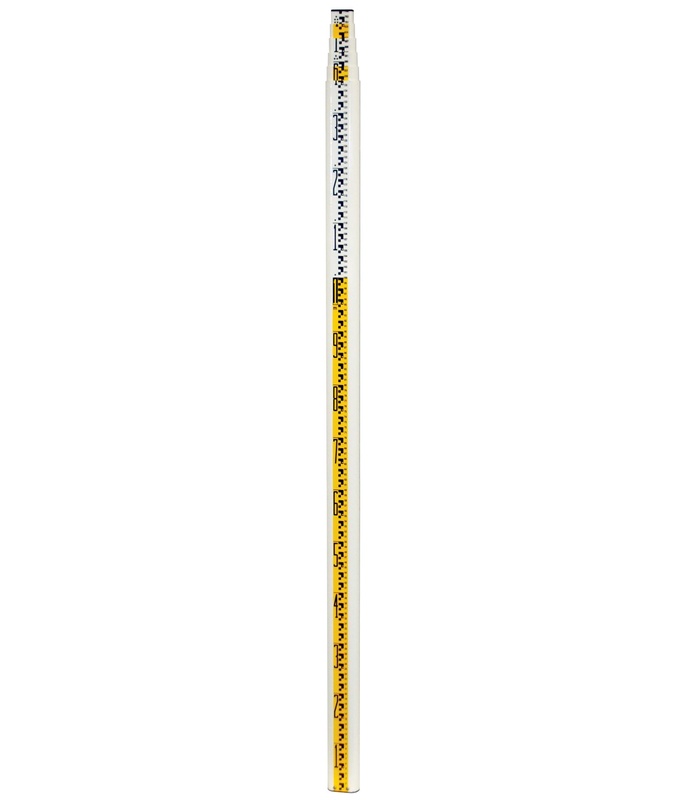 [1-104007] 98012 SVR-7.6 7.6M SVR Fiberglass Level Rod - .5CM Metric