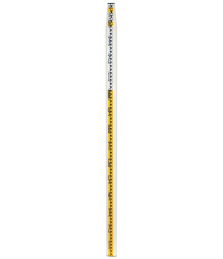 [1-104007] 98012 SVR-7.6 7.6M SVR Fiberglass Level Rod - .5CM Metric