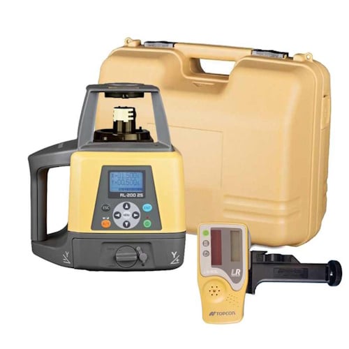 [1-453741] Topcon RL-200 2S Dual Slope Rotary Laser Level Standard Package 314920712