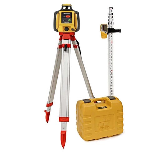 [1-453744] Topcon RL-H5A Self-Leveling Laser PS.DB Kit w/ LS-80X Receiver, 13ft Grade Rod 10ths and Tripod  - 1035258-01