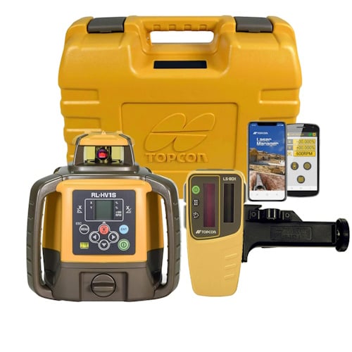 [1-453750] Topcon RL-HV1S Single Grade Laser w/ LS-80X Receiver - 1051612-08