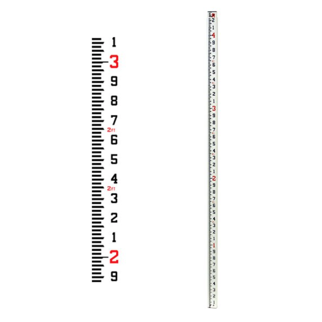 [1-104320] 92001 CR08T 8' Fiberglass Level Rod - 10ths