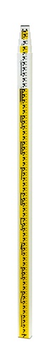 [1-104331] 92047 CR0.5M 5m Fiberglass Level Rod - 0.5cm