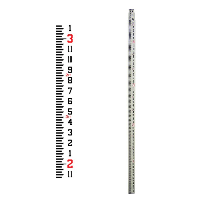 [1-104470] 92042 CR16I 16' Fiberglass Level Rod - Inches