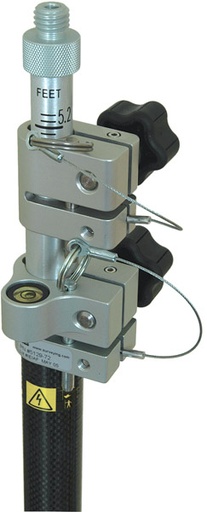 [1-106096] 5129-72 11.81' Carbon Fiber Robotic Prism Pole - 10ths/cm