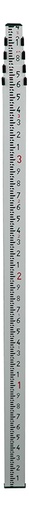 [1-106186] 7301-50 16' Aluminum Level Rod - 10ths