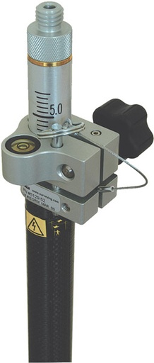 [1-106194] 5129-52-SW Robotics Carbon Fiber, One Section Prism Pole – cm/10ths Grad SW