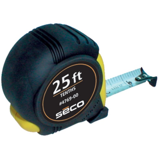 [1-107797] 4769-00 25' Heavy Duty Pocket Tape - 10ths