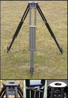[1-107803] GT2000-CF Carbon Fiber Tripod - Black