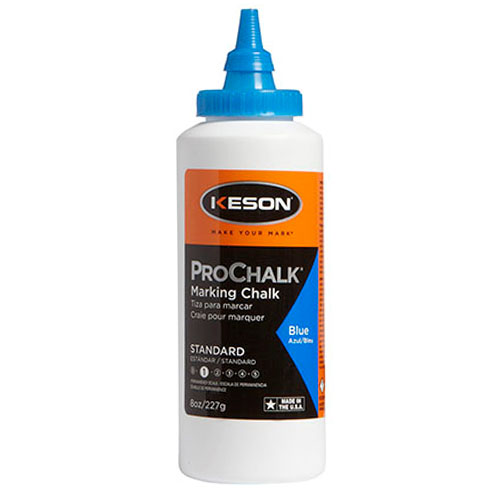 [1-109008] 8-B  BLUE MARK CHALK 8 OZ.