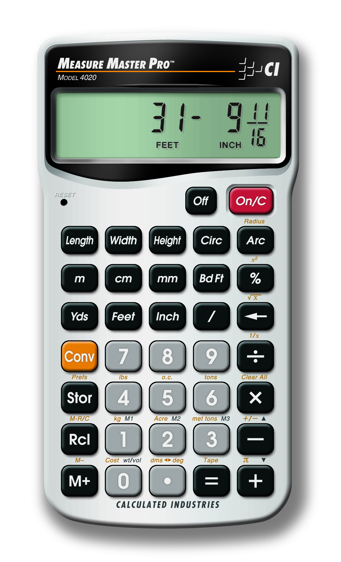 [1-109013] 4020 Measure Master PRO Calculator
