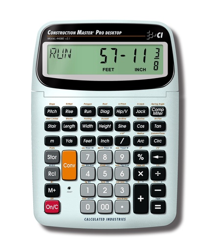 [1-109017] 44080  Construction Master PRO Desktop2 Calculator