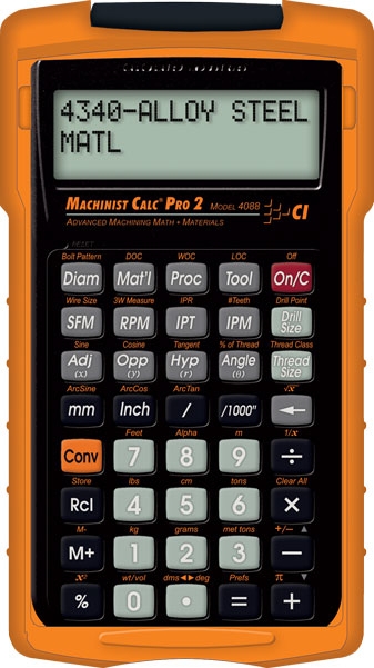 [1-109023] 4088 MACHINIST CALC PRO
