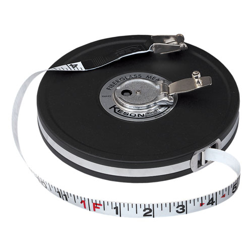 [1-109043] MC10M100 100' Fiberglass Closed Reel Tape - 10ths & Metric