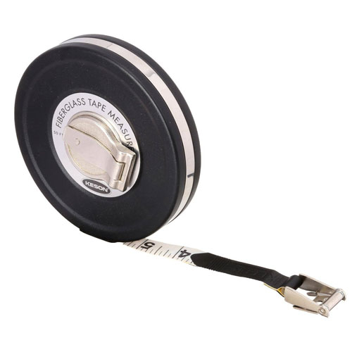 [1-109048] MC18M50 50' Fiberglass Closed Reel Tape - Inches & Metric
