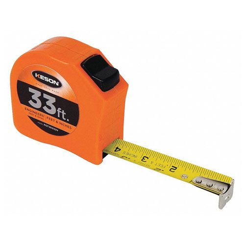 [1-109067] PGT181033V 33' Pocket Tape - 10ths/Inches