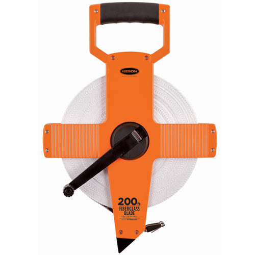 [1-109120] OTRS18200H 200' Fiberglass Tape with Hook - Inches