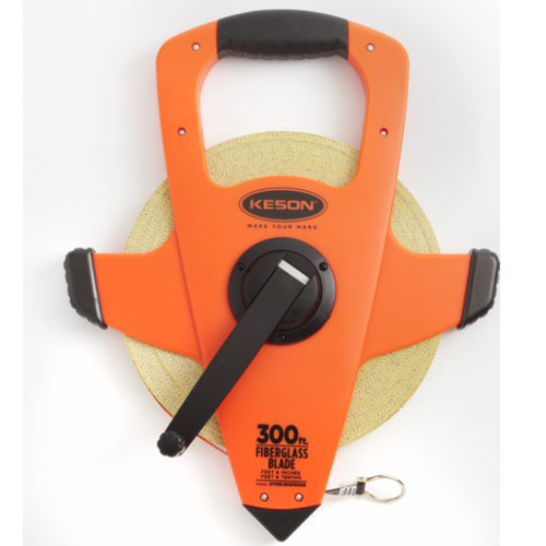 [1-109141] OTRS18300 300' Fiberglass Tape with Hook - Inches