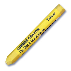 Lumber Marking Crayon - Yellow - 12-Pack
