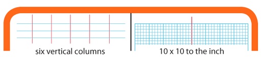 [1-115485] E64-10X10 X-Section Field Book
