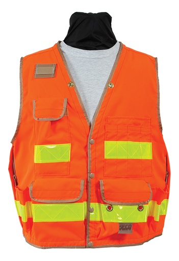 [1-118220] 8068-58-FOR 2X SAFETY UTILITY VEST