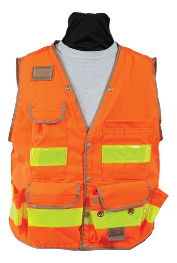[1-118290] 8069-62-FOR 3X Mesh Back Safety Vest