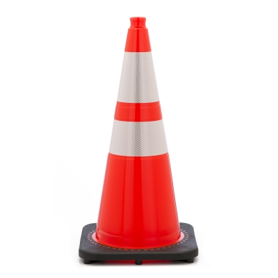 [1-118821] 28" Safety Cone with Reflector - Orange