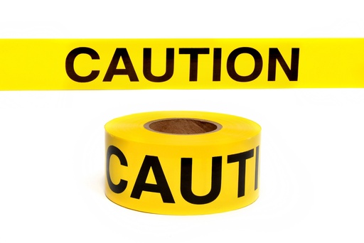 [1-120357] CAUTION - 1000' YELLOW TAPE 4M