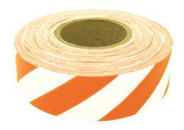 [1-120420] Stripe Flagging - WHITE/ORANGE