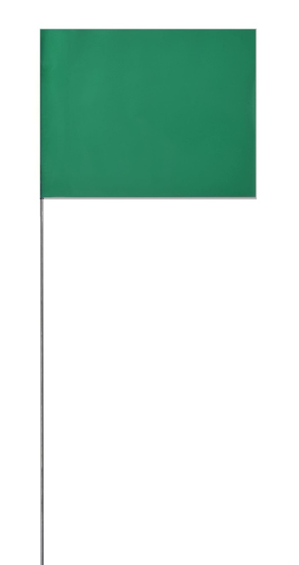 [1-120770] 2X3X21 Marking Flags - GREEN
