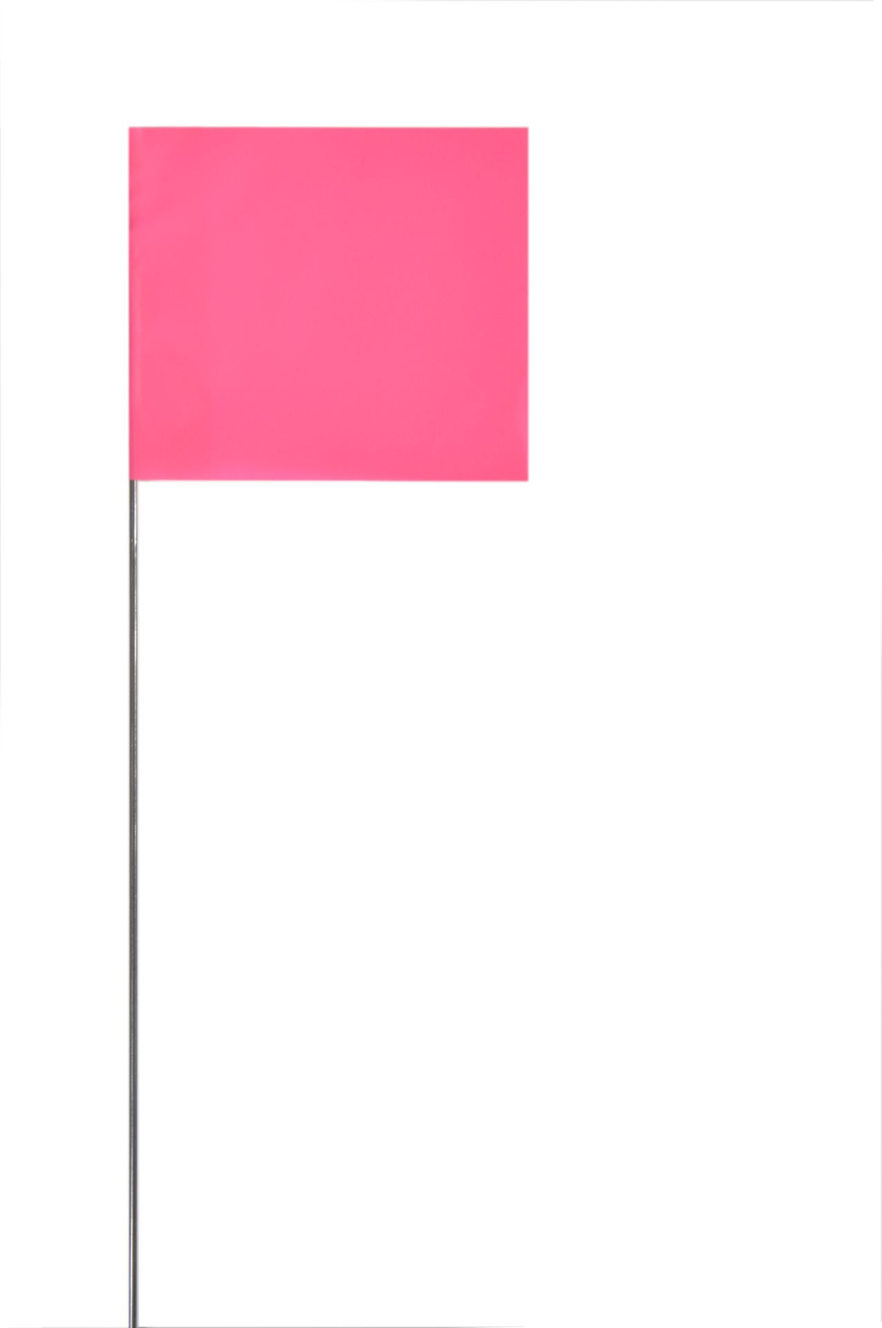 [1-120820] 2X3X21 Marking Flags - PINK GLO