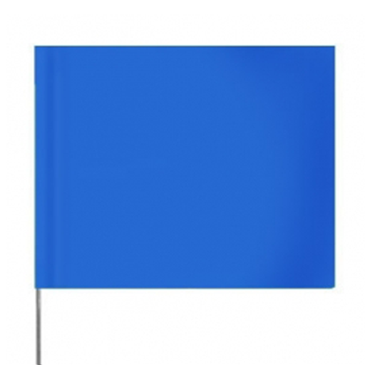 [1-121000] 4X5X30 Marking Flags - BLUE