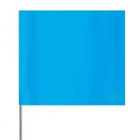 [1-121115] 4X5X30 Marking Flags - BLUE GLO
