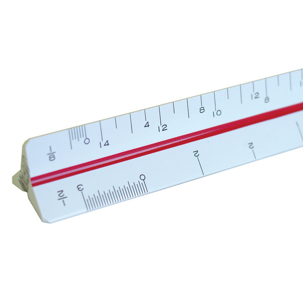 [1-135975] 340VS  4" Mini Architects Tri-Scale