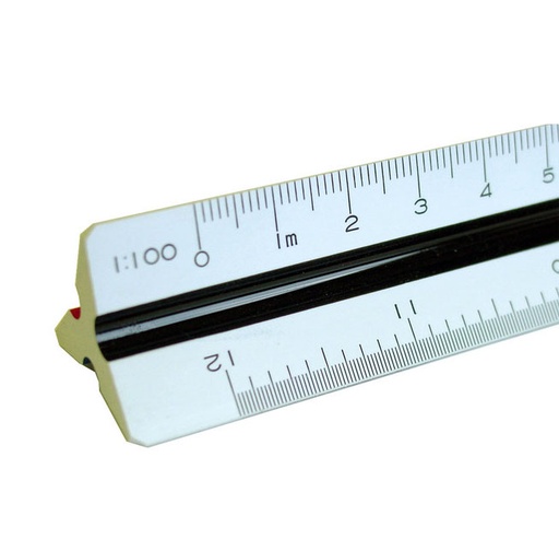 [1-136160] 95302 12" Metric 02 Tri-Scale - Color