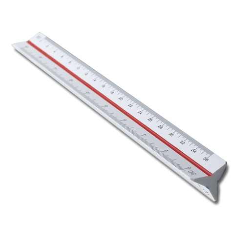 [1-136245] 561VS 6" Engineers Tri-Scale - Color