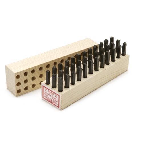 [1-150031] 03361 1/8" Combo Stamp Set - Number & Letter