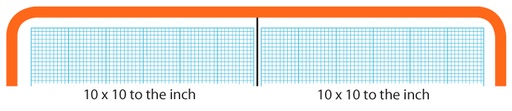 [1-150127] E10X10K Large X-Section Field Book - Grid