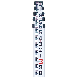 [1-200569] 11-813L-T 13' Aluminum Level Rod - 10ths